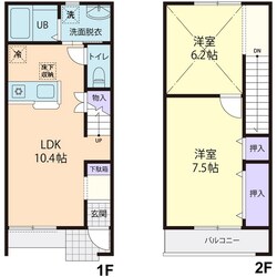 キャステルタウン　ハイム　Vの物件間取画像